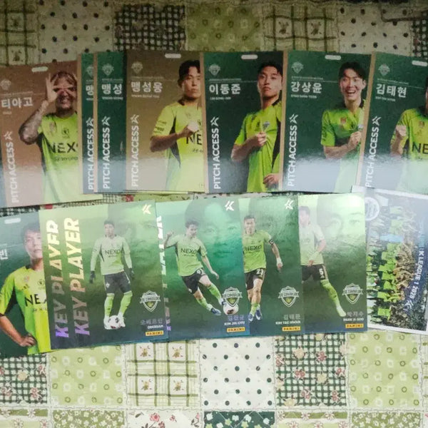 [BUNJANG] 2026 K League Jeonbuk Hyundai Panini Card Bundle Set / 2026 k리그 파니니 전북현대 15장 일괄판매