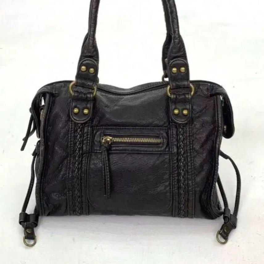 [BUNJANG] Vintage Leather Shoulder Bag / 빈티지 레더 숄더백
