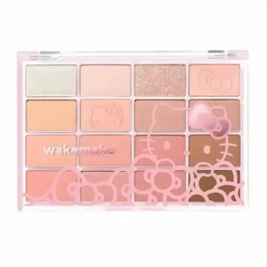 [BUNJANG] WAKEMAKE Hello Kitty Edition No. 8 Candy Coral Blurring Eye Palette / (새상품)웨이크메이크 헬로키티 8호 캔디코랄블러링 아이팔레트