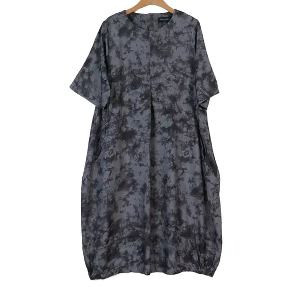 [BUNJANG] Vaness 100% Punggi In-gyeon Tie-Dye Balloon Long Dress / Vaness 풍기인견100 나염 벌룬 롱원피스 66
