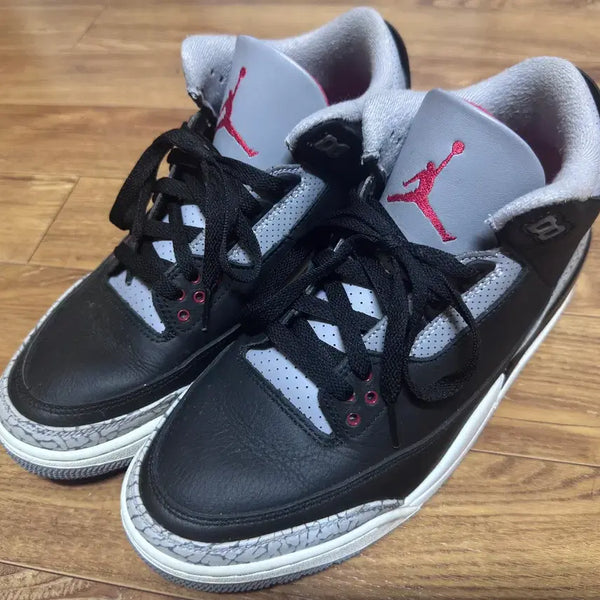 [BUNJANG] Air Jordan 3 Black Cement 2024 / (270) 조던 3 블랙 시멘트 2024 처분합니다