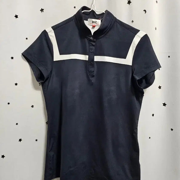 [BUNJANG] Waac Women's Short Sleeve Polo Shirt Navy / waac 반팔 카라티 네이비 85