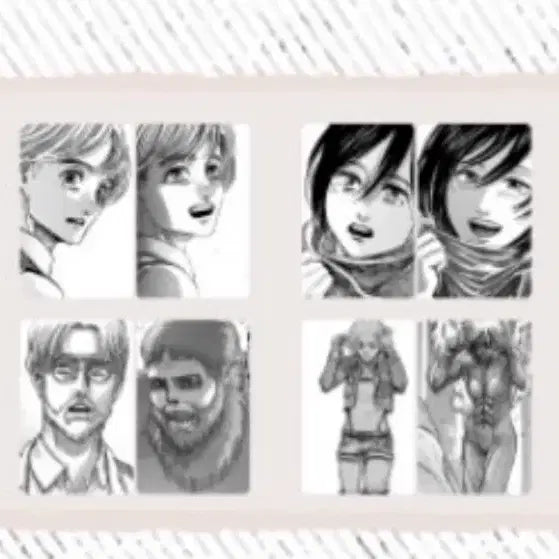 [BUNJANG] Attack on Titan Lenticular Photocard Full Set / 진격의거인 렌티큘러 포토카드 전종 세트
