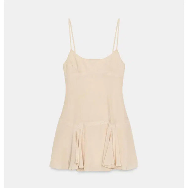 [BUNJANG] Zara Embroidered Camisole Dress - Medium / 자라 자수 캐미솔 원피스 M 새상품