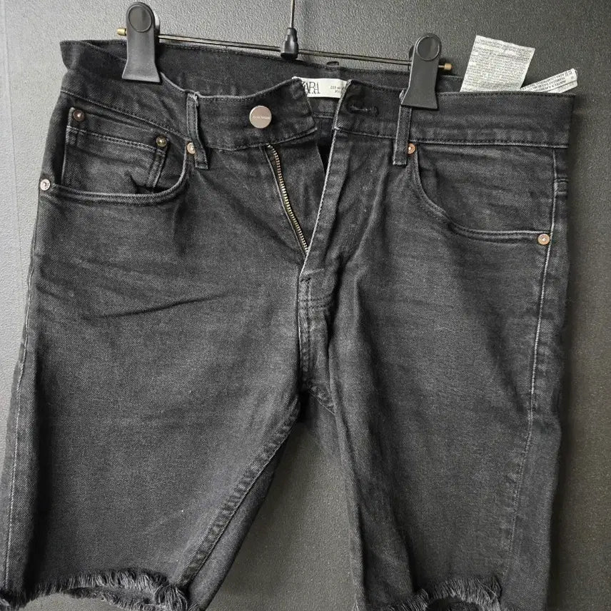 [BUNJANG] Zara Black Denim Shorts / 자라 블랙 데님 숏팬츠