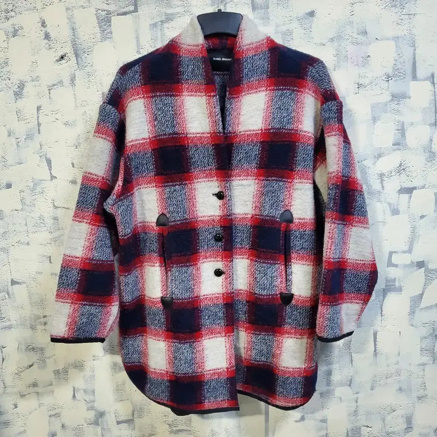 [BUNJANG] Isabel Marant Checkered Coat S / 이자벨마랑 체크 코트 s