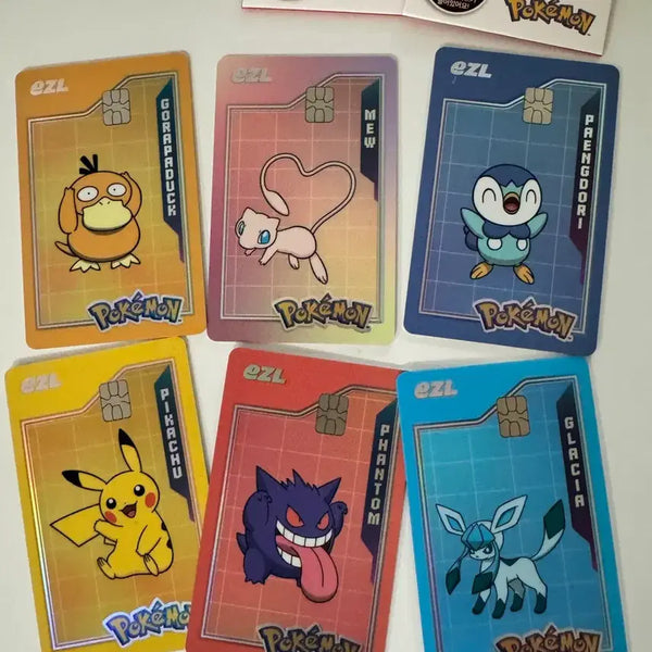 [BUNJANG] Pokemon I-Zzle Card Transportation Card Set / 포켓몬 이즐카드 교통카드