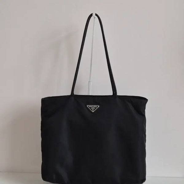 [BUNJANG] Prada Pocono Nylon Triangle Logo Tote Bag Shoulder Bag / 프라다 포코노 나일론 삼각로고 토트백 숄더백