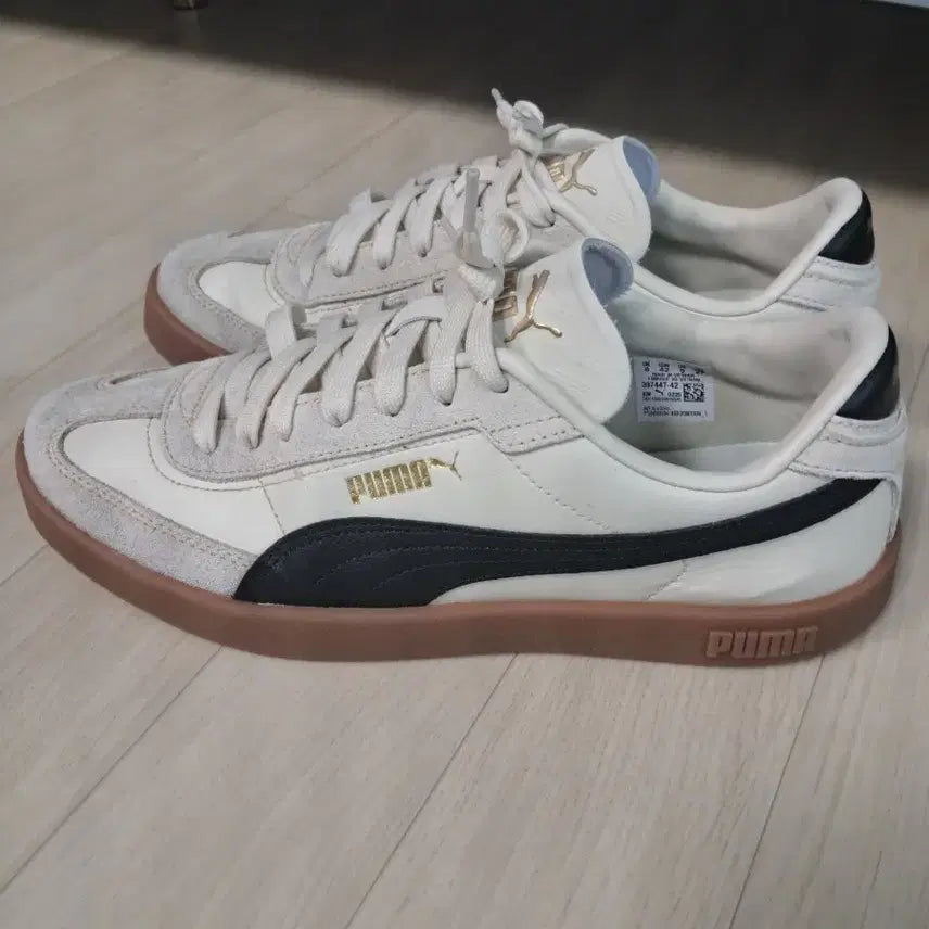 [BUNJANG] Puma Club 2 Era White Black Sneakers (Size 270) / 푸마 클럽 2 에라 화이트 블랙 스니커즈. 사이즈 270