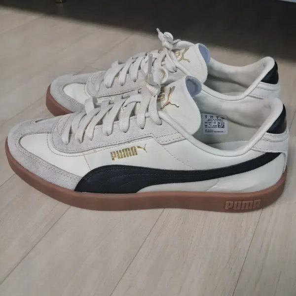 [BUNJANG] Puma Club 2 Era White Black Sneakers (Size 270) / 푸마 클럽 2 에라 화이트 블랙 스니커즈. 사이즈 270