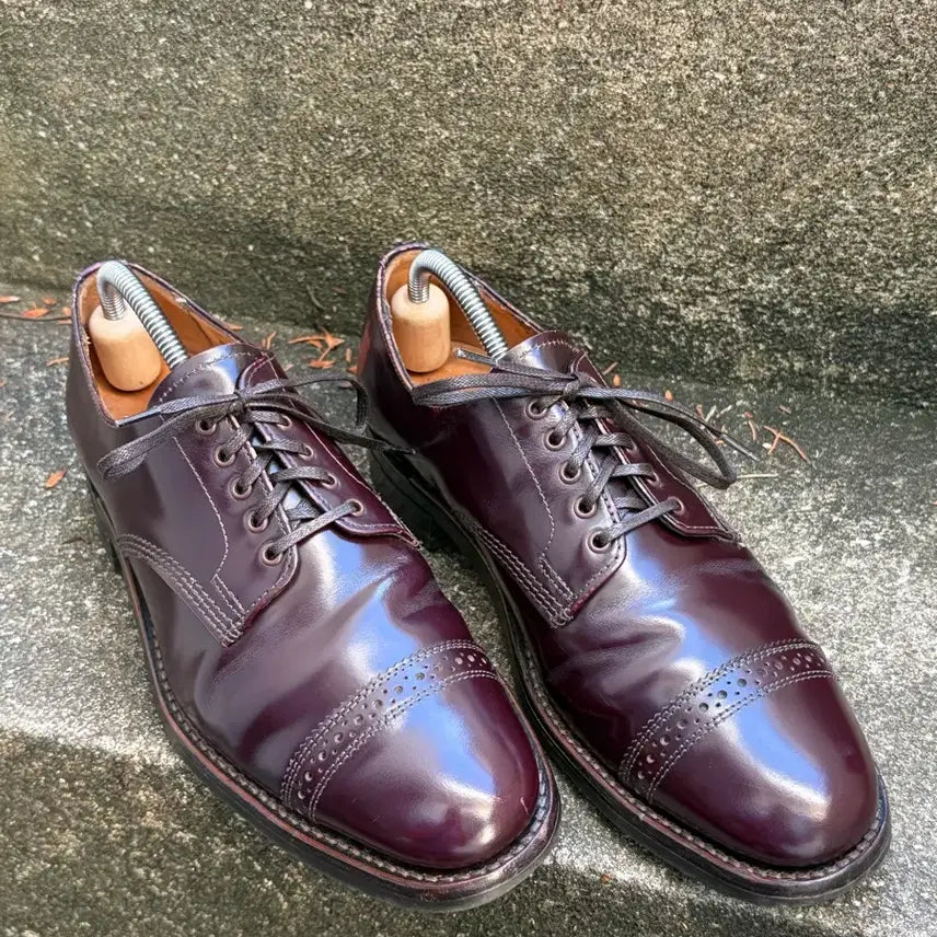 [BUNJANG] Sanders Cap Toe Burgundy UK 7.5 / 샌더스 캡토 버건디 uk 7.5