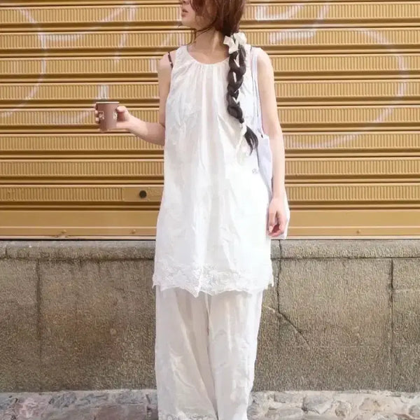 [BUNJANG] Fletta Starfish Dress & Pants Set (New, Unworn) / (미시착 새상품) 플레따 스타피쉬 드레스&팬츠 fletta starfish setup