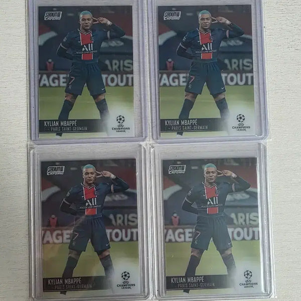 [BUNJANG] Stadium Club Mbappé Set 4 Cards / 스타디움 클럽 음바페 세트 4장