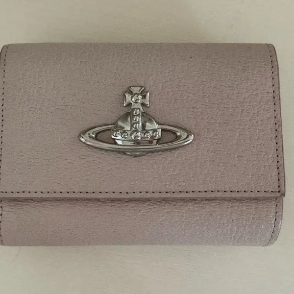 [BUNJANG] Vivienne Westwood Pink Bifold Wallet (Discontinued) / 비비안 웨스트우드 핑크 반지갑 (단종제품)