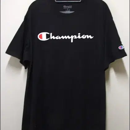 [BUNJANG] Champion Big Logo Cotton Round T-shirt Size L / 챔피온 빅로고 면라운드티 택L