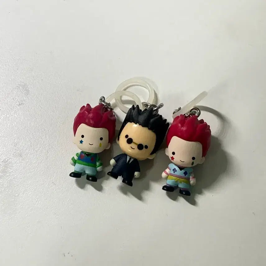[BUNJANG] Hunter x Hunter Phantom Troupe Hisoka & Leorio Meshirushi Keychain Bundle Set / 헌터헌터 1탄 환영여단 메지루시 히소카2+ 레오리오 일괄