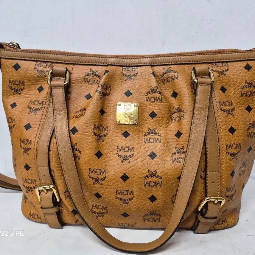 [BUNJANG] MCM Visetos Tote Shoulder Bag / mcm 비세토스 토드숄더백