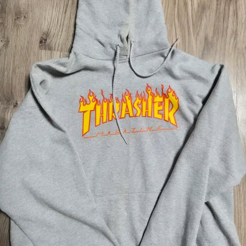 [BUNJANG] Thresh Hoodie Gray Large / 트레셔 후드 그레이 라지
