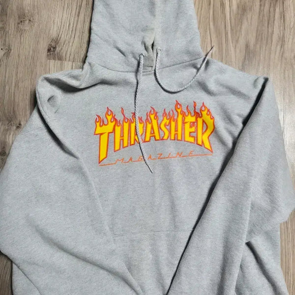 [BUNJANG] Thresh Hoodie Gray Large / 트레셔 후드 그레이 라지