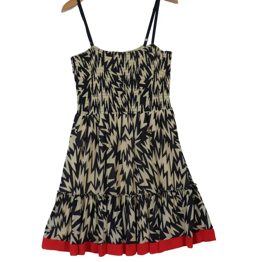 [BUNJANG] Juicy Couture Smoking Pattern Dress - Size S / Juicy Couture 쥬시꾸뛰르 스모킹 패턴 원피스 S
