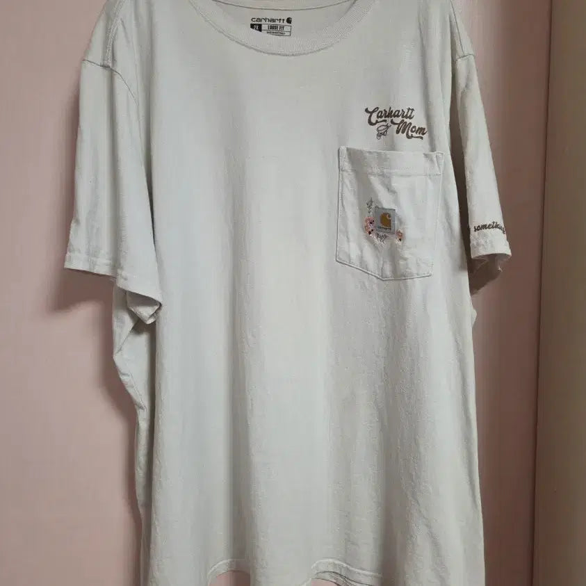 [BUNJANG] Carhartt Mom Embroidery T-Shirt / 칼하트 반팔티 mom 자수