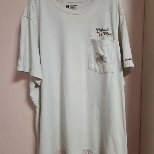 [BUNJANG] Carhartt Mom Embroidery T-Shirt / 칼하트 반팔티 mom 자수