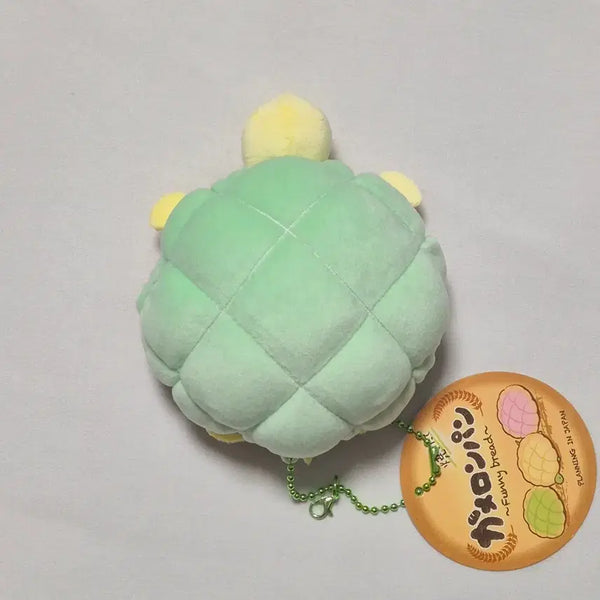 [BUNJANG] Melon Bread Turtle Plush Keychain (approx. 10cm) / 모찌 메론빵 거북이 인형 키링 약 10cm /택O