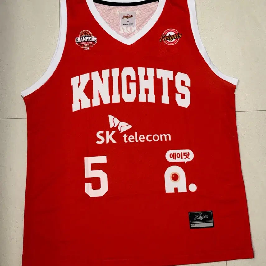[BUNJANG] SK Knights Kim Sun-Hyung 2024-2025 Championship Jersey M / sk나이츠 김선형 유니폼