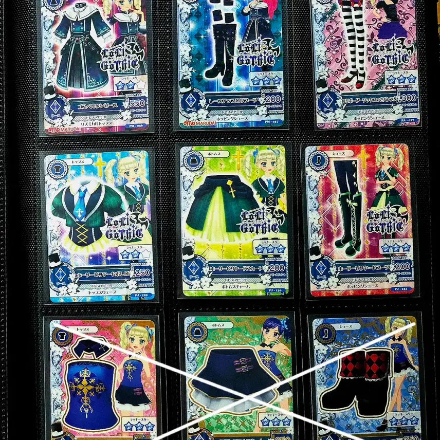 [BUNJANG] Aikatsu! Japanese Version Lolita Gothic Card Bundle Set / 뒷장O)아이카츠 일판 로리고딕 카드 일괄 판매