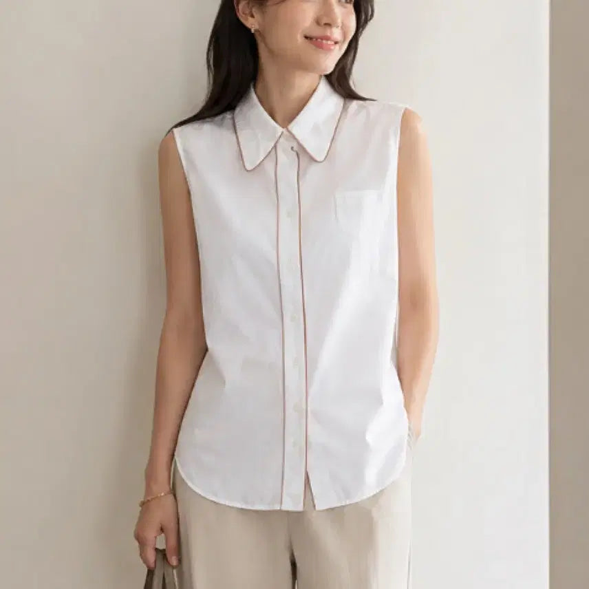[BUNJANG] N21 Sleeveless Lace Blouse / N21 민소메 블라우스