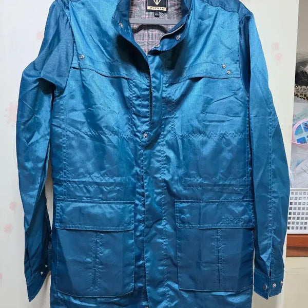 [BUNJANG] Furza Men's Jacket Blue Check Lined / 훼르자 남성 자켓 블루