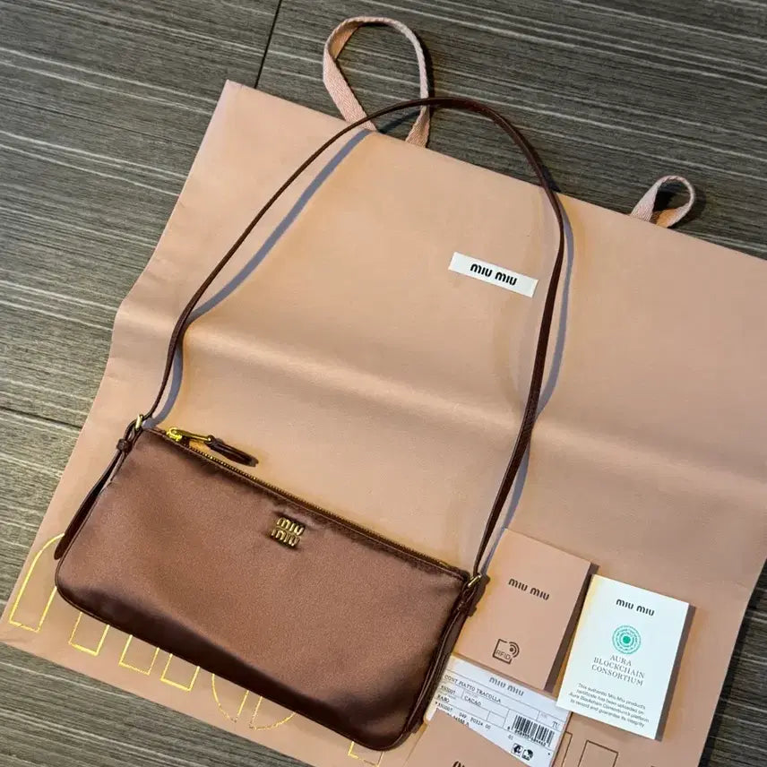 [BUNJANG] Miu Miu Satin Mini Shoulder Bag / 미우미우 사틴 미니 숄더백 정품