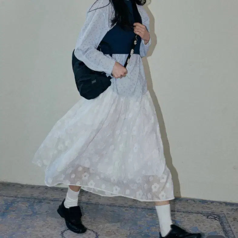 [BUNJANG] Hocus Pocus Volume Skirt White M / 호쿠스포쿠스
