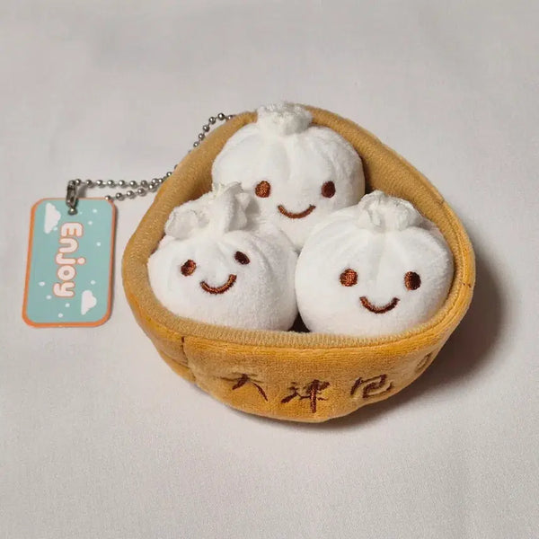 [BUNJANG] Fog Ice Mandu Dumpling Plush Keychain 12cm / 포그난 만두씨 말랑 인형 키링 12cm /택O
