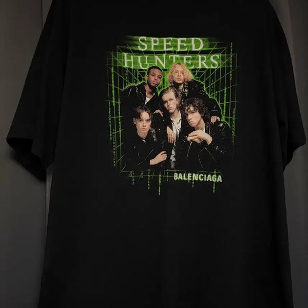 [BUNJANG] Balenciaga Speedhunters Oversized T-Shirt / 발렌시아가 스피드헌터 오버핏 반팔 극미중고