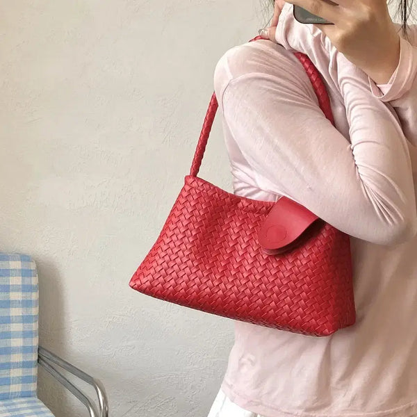 [BUNJANG] Leather Shoulder Bag / 무료배송)))가죽 숄더백