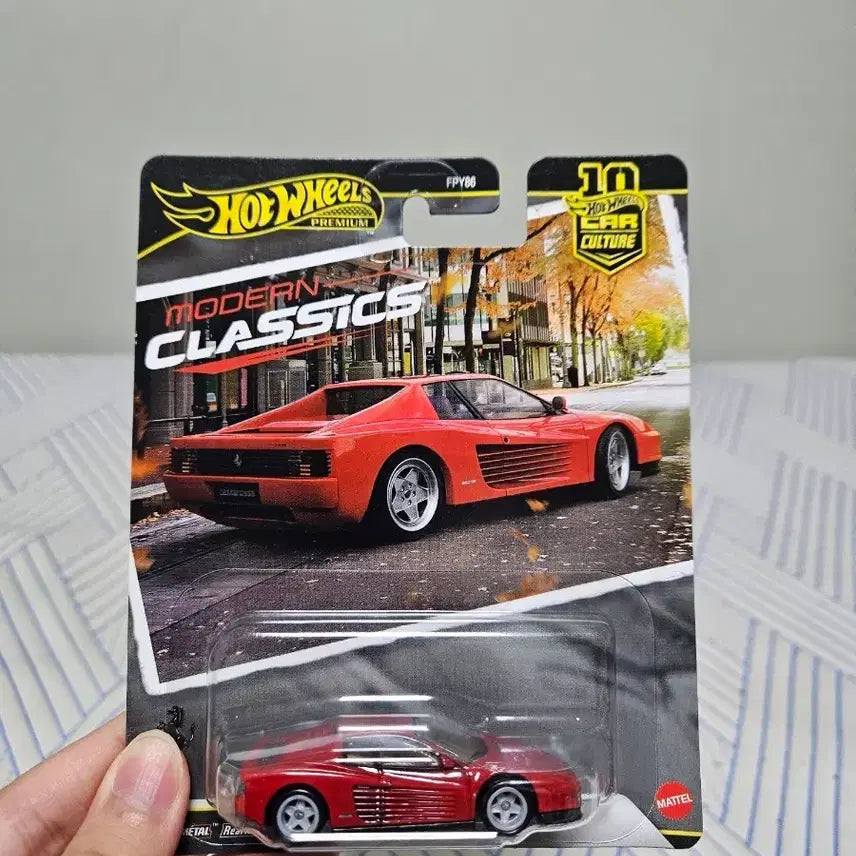 [BUNJANG] Hot Wheels Ferrari Testarossa with Protector / 핫휠 페라리 테스타로사 + 프로텍터