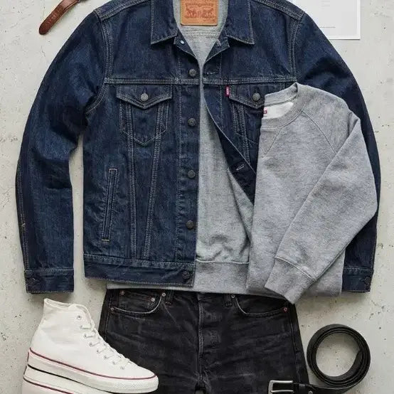 [BUNJANG] Levi's Unisex Denim Jacket / 남녀공용 리바이스 청자켓