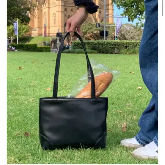 [BUNJANG] 98DOSSI Black Shoulder Bag Tote Bag / 98도씨 숄더백 가방 블랙 토트백 슬로우앤드