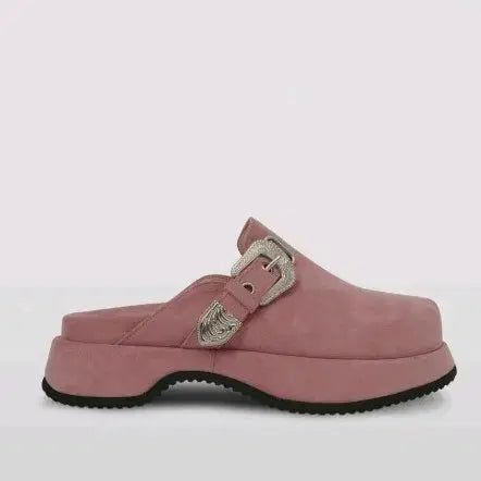 [BUNJANG] KHIHO Buckle Mules Pink Size 245 / 기호(KHIHO) 버클 뮬 핑크 245