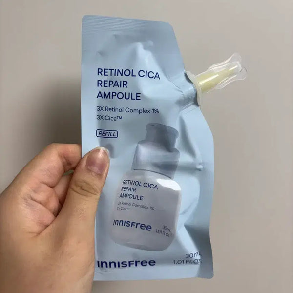 [BUNJANG] Innisfree Retinol Cica Poreless Ampoule Refill (Renewed Version) / (교환 가능) 이니스프리 레티놀 시카 모공 흔적 앰플 리필 새상품 (리뉴얼 버전)