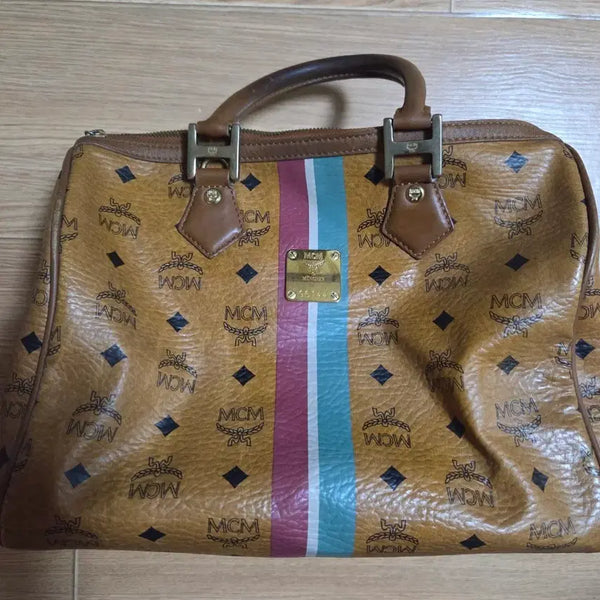 [BUNJANG] MCM Visetos Tote Bag Brown / MCM 비세토스 토트백 브라운