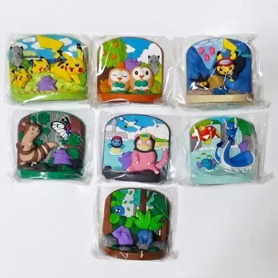 [BUNJANG] Pokemon Jeju Island Edition Magnet Set (7 Types) / 포켓몬스터 제주도 에디션 마그넷 7종 세트(정가이하)
