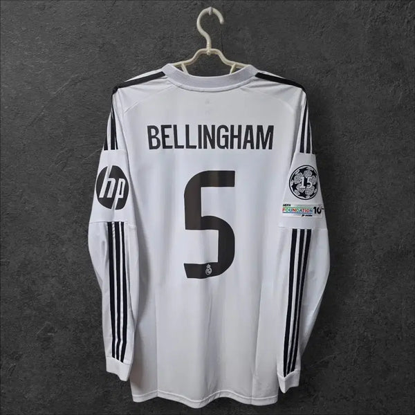 [BUNJANG] Real Madrid 25-26 Home Long Sleeve Bellingham Jersey (XL) / 레알마드리드 25-26 홈 긴팔 벨링엄 국내 2XL