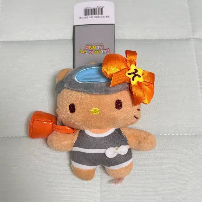 [BUNJANG] Hello Kitty Island Jeju Diver Kitty Doll Keychain / 헬로키티 아일랜드 제주해녀키티 인형키링