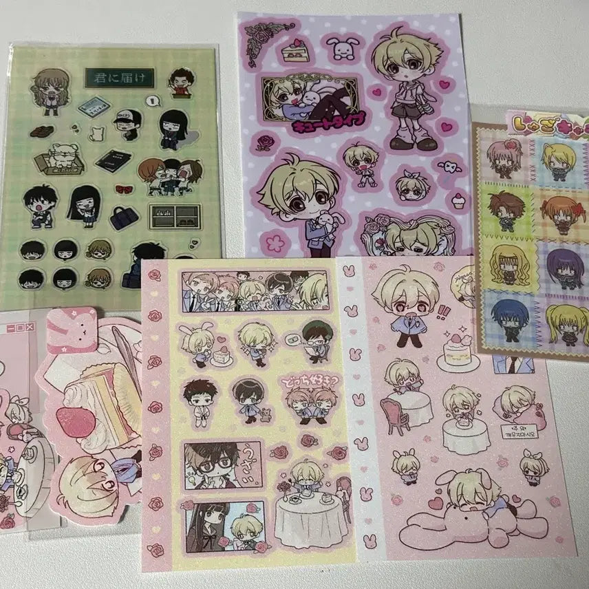 [BUNJANG] Non-Official Manhwa Sticker Bundle / 순정만화 굿즈 비공식 스티커 일괄 판매합니다