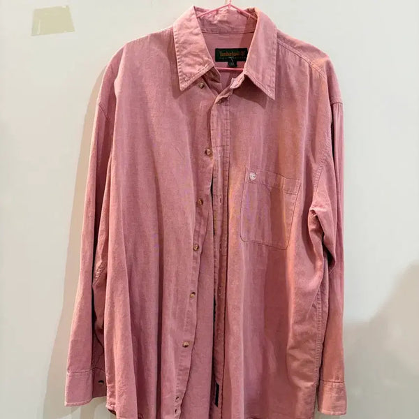 [BUNJANG] Timberland Pink Shirt / 팀버랜드 셔츠 핑크