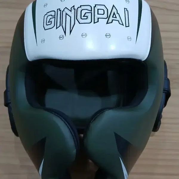 [BUNJANG] Jing Pai Boxing Headgear Olive Green / 거의새것입니다 징파이 복싱 헤드기어 올리브 그린