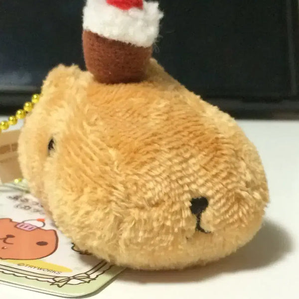 [BUNJANG] Capybara Cupcake Wobbly Mascot Doll / 카피바라상 컵케이크 마스코트 덜덜이 인형