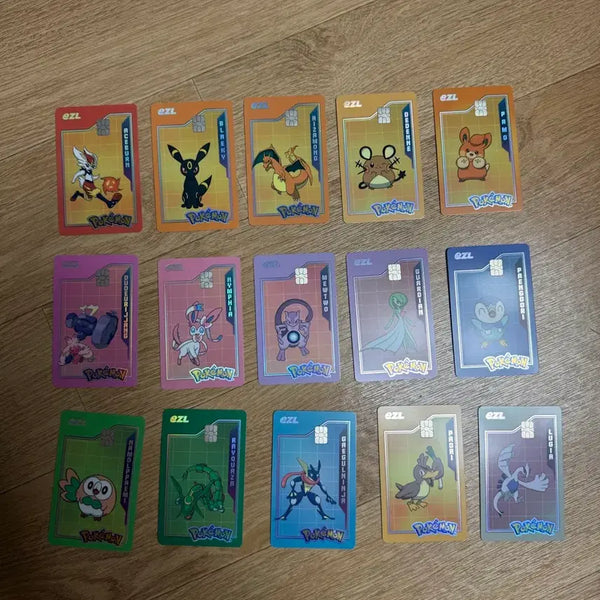 [BUNJANG] Pokemon Transit Card Charmander Blastoise Sylveon Mewtwo Piplup Rayquaza Farfetch'd Lugia / 이즐 포켓몬 교통카드 빠모 리자몽 블래키 님피아 뮤츠 팽도리 레쿠쟈 파오리 루기아